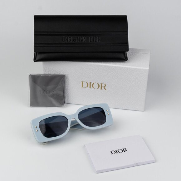 Dior DIORPACIFIC Men Sunglasses Blue White Geometric DIORPACIFIC S1U 80B0 - Picture 10 of 12